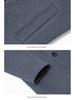 Wool Blend Men's Mid-Length Trench Coat - 2025 Autumn/Winter Collection