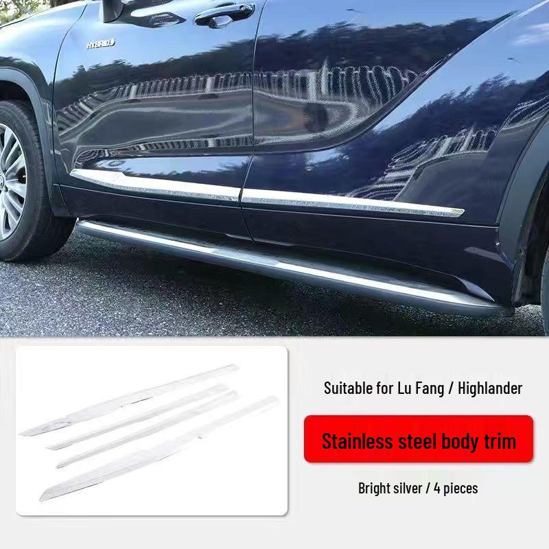 

2022 Highlander Door Edge Trim Crown Lu Fang Sequins Sticker Trim