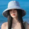 Casual Andas Solskydd UV-skydd Solskyddsmössa Fiskarhatt Dubbelsidig hopfällbar hatt Blommönster Kepsar Justerbar andningsbar solhatt