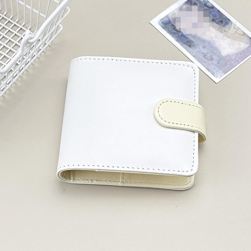 

Мини Альбом-коллекционер для K-pop фотокарточек, цветной, из ПУ кожи, для карт 3 дюйма, holder для фотокарточек кумиров, канцелярские товары