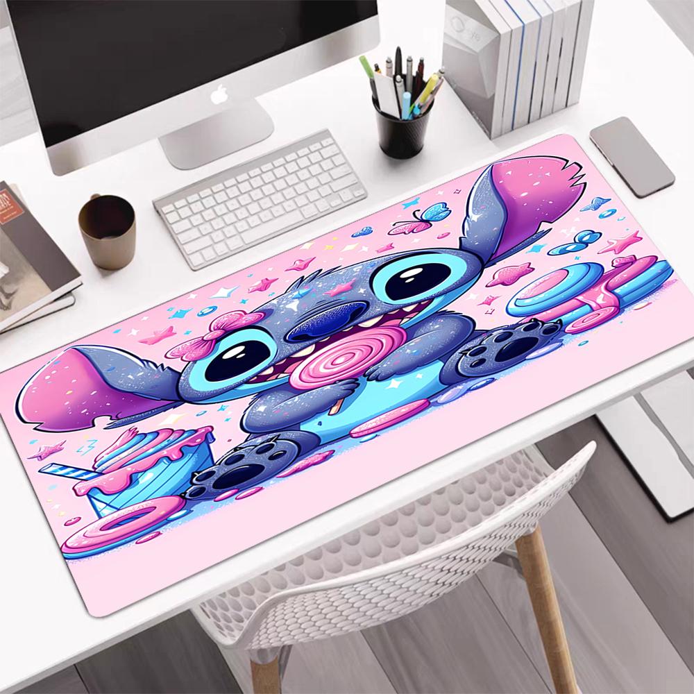 Stitch Theme Mouse Pad, Non Slip Rubber Base, Multifunctional Office & Home Decor, Perfect for Workspace Personalization.