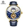 Ochstin New Model Sun And Moon Fully Automatic Watch Flywheel Mechanical Movement Watch Leather Strap Men's Mechanical Watches
