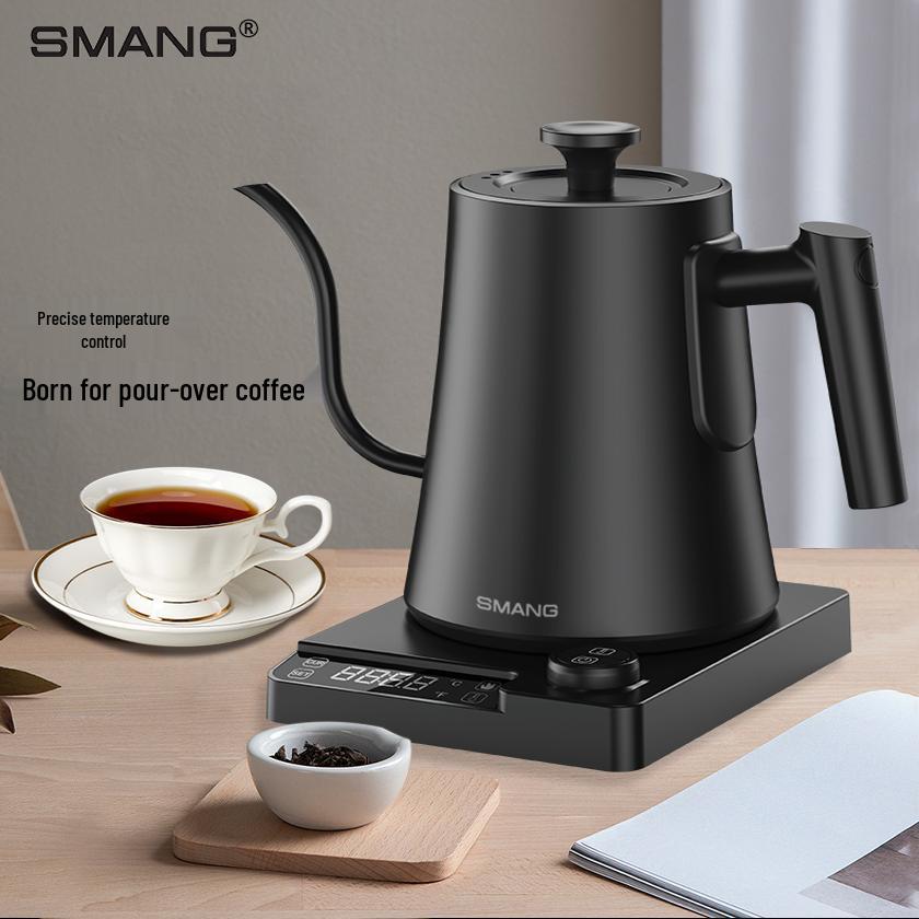 German Smart Temperature-Control Electric Kettle, Hand Drip Coffee Maker & Long Spout Kettle for Boiling Water & Brewing Tea
