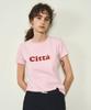 CITTA Signature Logo Short Sleeve T-Shirt_Ctt332 (Pink)