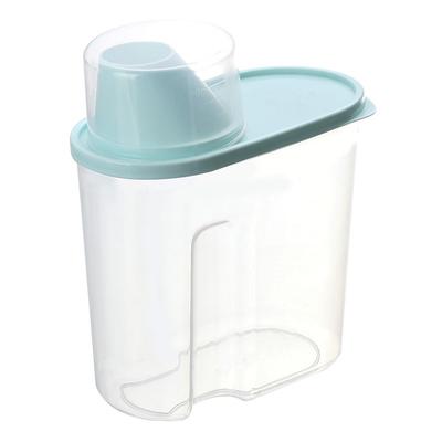 Plastic Storage Box with Measuring Cup Sealed Five Grain and Miscellaneous Grain Tank S/L
