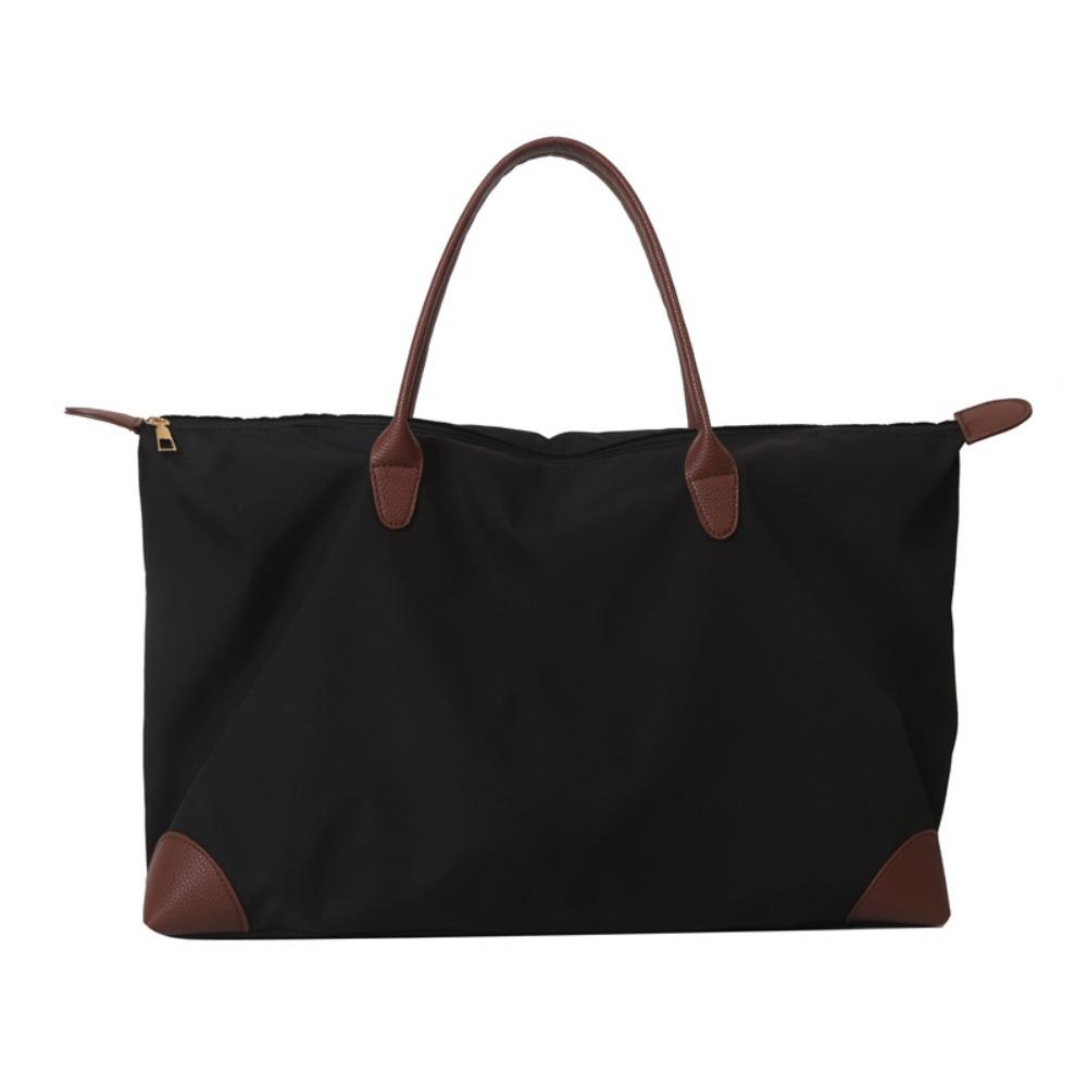 Large Capacity Oxford Tote Bag Solid Color Simple Underarm Bag Nylon Shoulder Bag  Streetwear