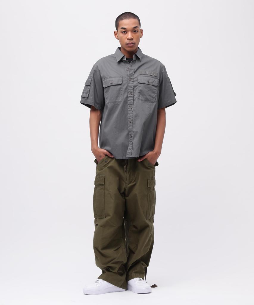 Avirex 50th Anniversary PIGMENT FATIGUE Size 401 SHIRT, Men's, 2XL, Sage, 783-5123009
