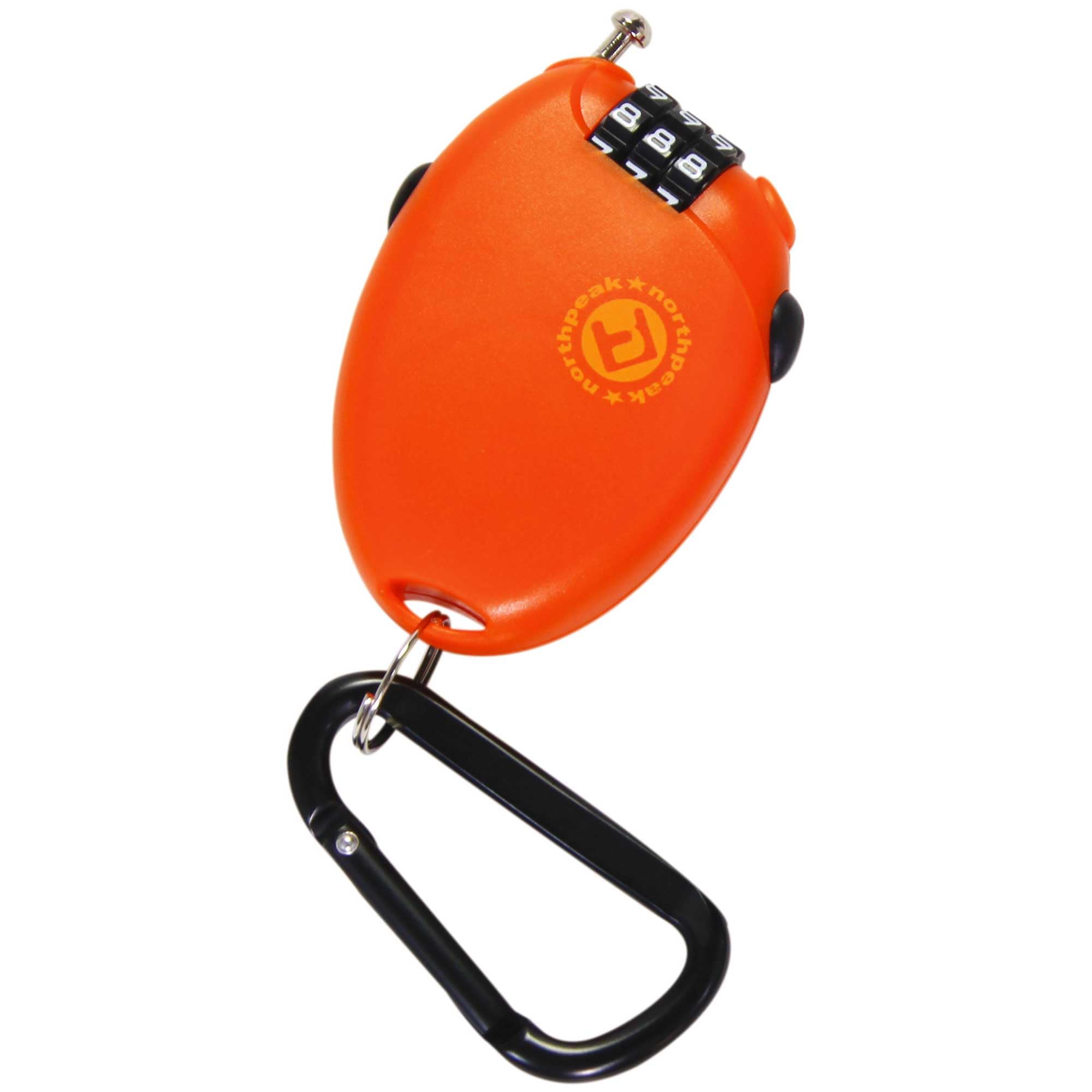 

North Peak NP-3327 OG Cable Lock, Dial Type, for Snowboards (Maximum Cable Length: 70cm)
