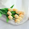 10Pcs Tulip Flowers Artificial Tulip Bouquet PE Foam Fake Flower for Wedding Ceremony Decor Home Garden Bouquet Decoration