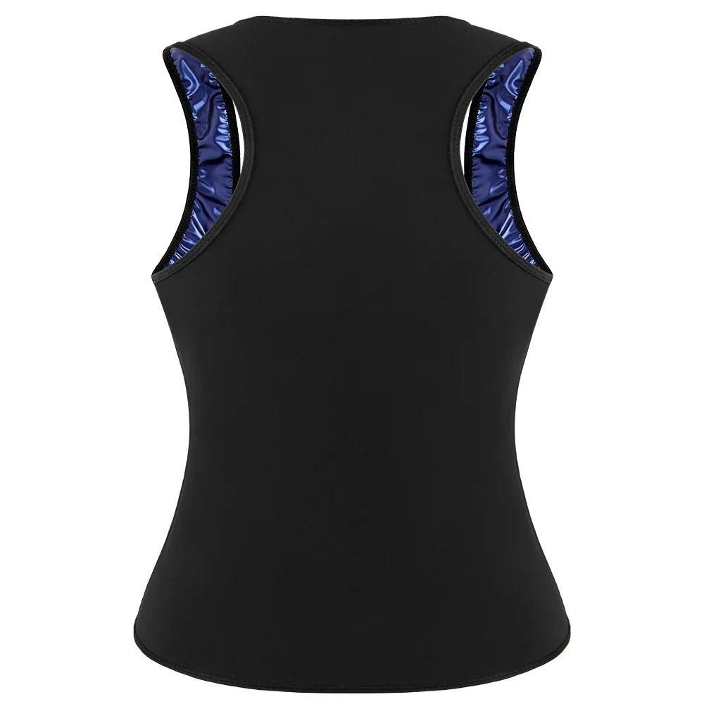 Jumpsuit Cut Sauna Suit Tank Top Style Body Shaper Trainer Top Slimming Vest  Fitness Training