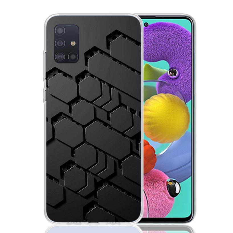 Forged Carbon Pattern Phone Case for Samsung Galaxy A52 A51 A50S A12 A22 A32 A72 A10S A30S A31 A71 Note 20 Ultra 10 Plus S10 Gal