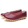 Fashion Flats For Women Comfortable Genuine Leather Flat Shoes Woman Slipony Loafers Ballet Shoes Female Moccasins Big Size 35-44