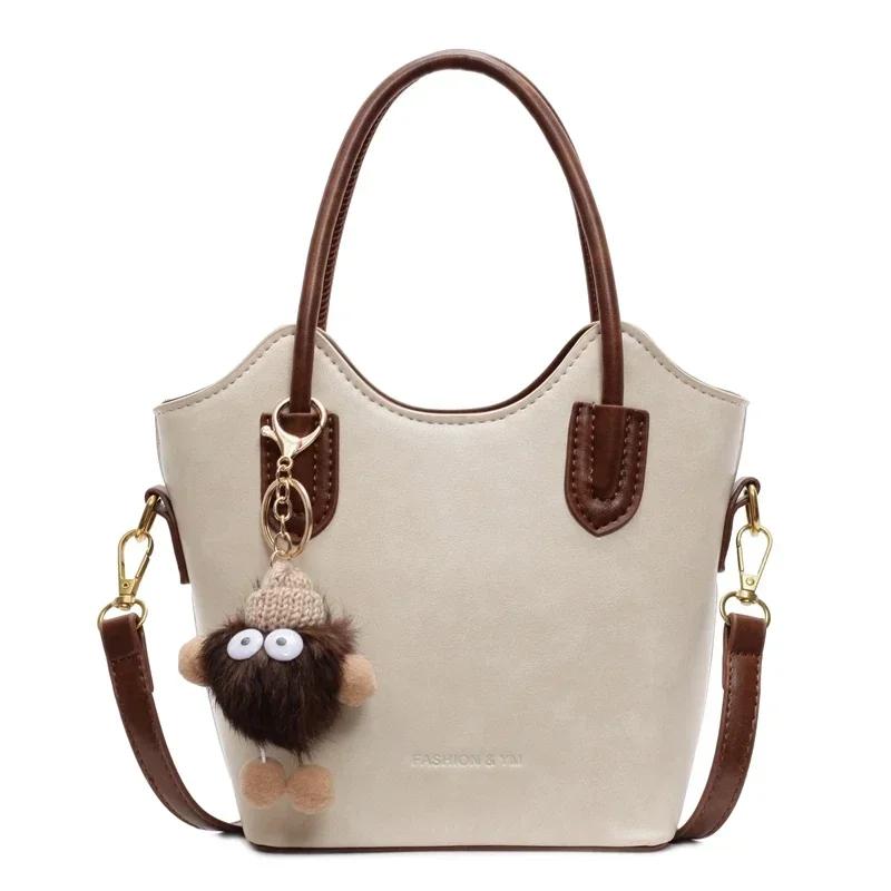Solid zipper PU women's bags fashion internal compartment sacs for women hot sale casual shoulder bags