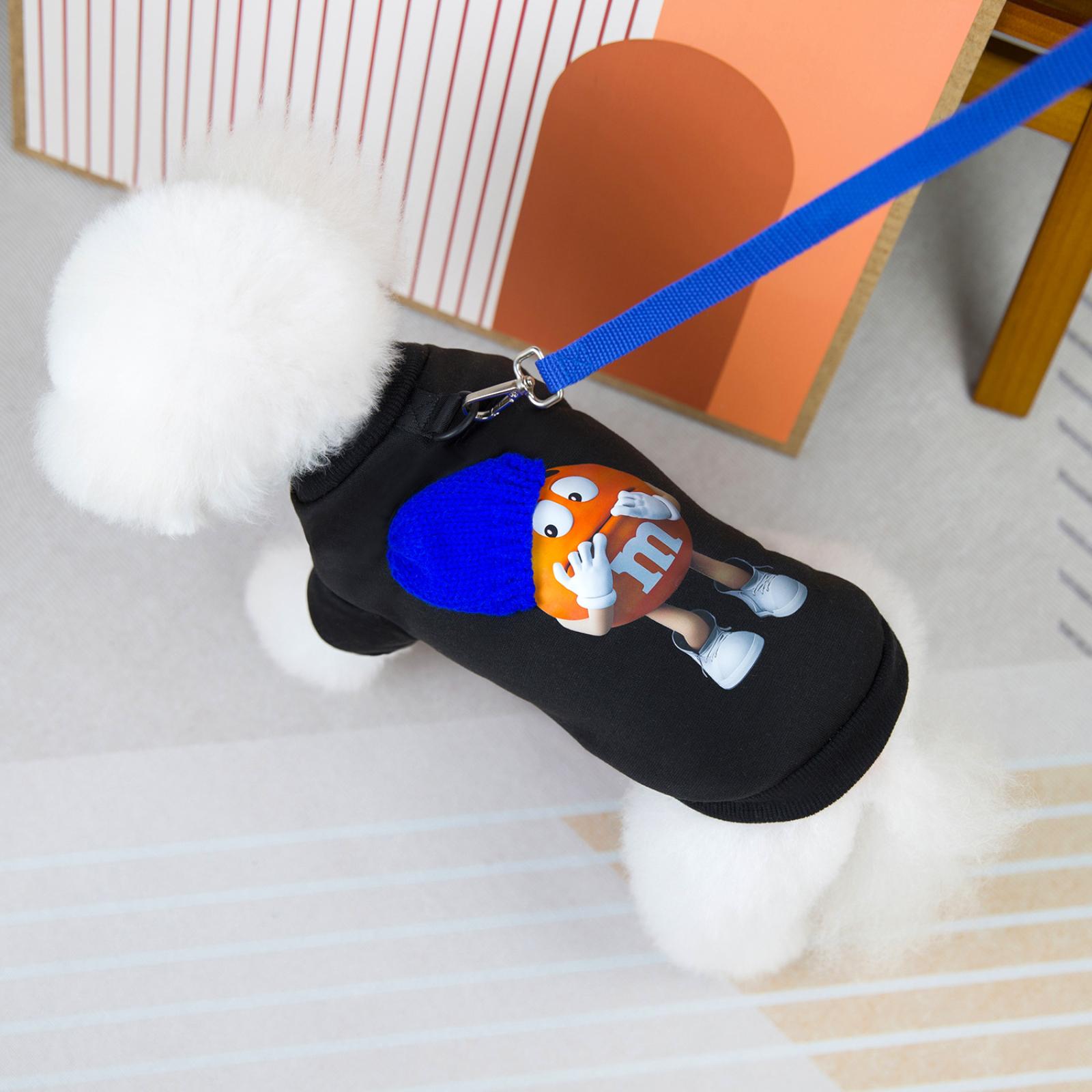 

Одежда для собак Домашний питомец Двуногий Флис Зимний Толстовка для питомца с капюшоном L чёрный