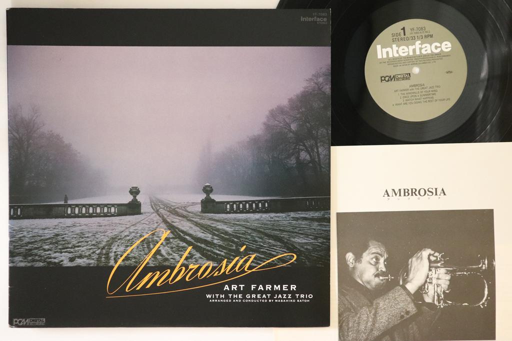 LP Record ART FARMER - Ambrosia YF7083 INTERFACE 1993 Japan Jazz Used