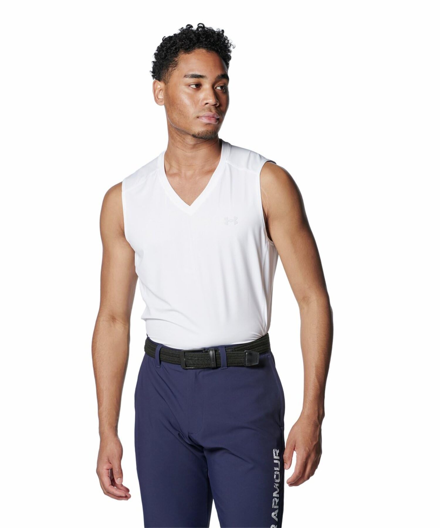 

UA Fitted SL V White Halo Gray XL [Under Armor] Iso-Chill / /