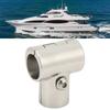 25mm Tube Boat Hand Rail Fitting 90 Degree 3 Way Hinged Tube Fitting Tee Split Connector  Yachts