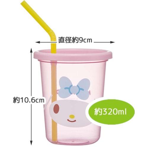 Skater Tumbler with straw 3 pieces 320ml My Melody Kuromi Sanrio Made in Japan SIH3ST-A