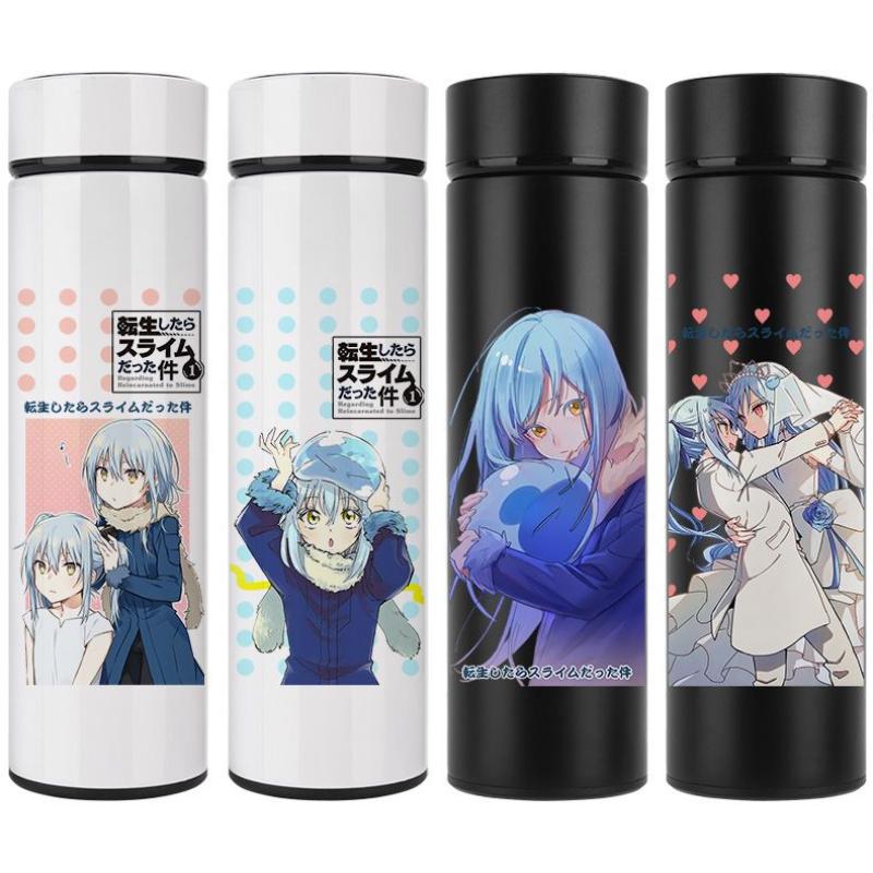 That Time I Got Reincarnated as a Slime. Smart thermos cup Two-dimensional water cup peripheral animation touch temperature