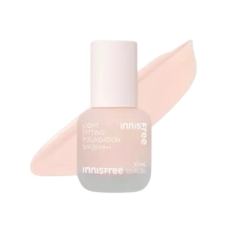 Innisfree Light Fitting Foundation 30ml | Lightweight & Long-Lasting Natural Coverage | 4 Shades Available