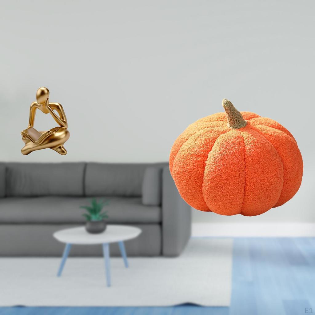 Abstract Pumpkin Thinker Statue Decoration for Tabletop Living Room Shelf Office Bookshelf Sofa