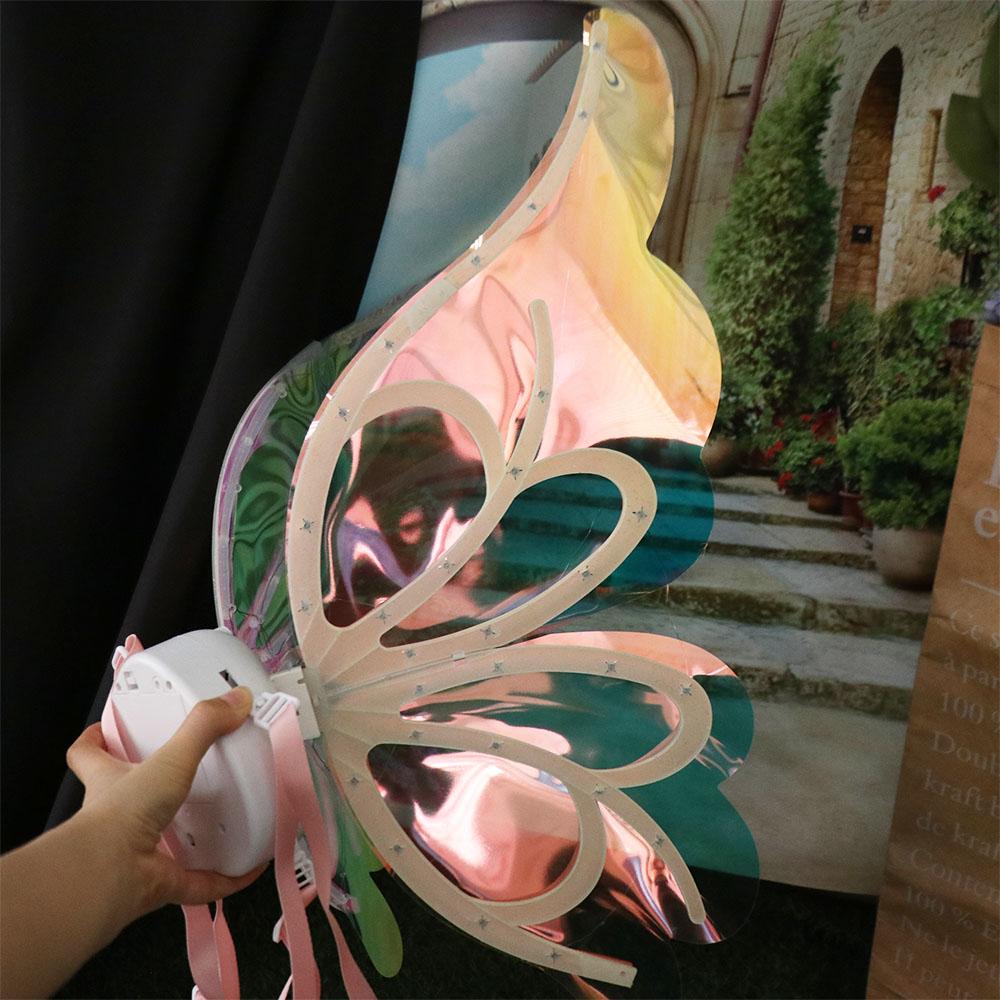 Creative LED Electric Butterfly Wings Fluttering Wings Baby Girl Wing Toys  Party