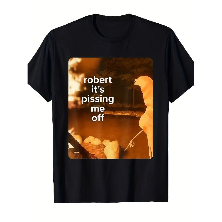 Marcus The Worm Robert Meme T-Shirt For Men Women 100_ Cotton T Shirts Short Sleeve Tops P469
