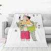 Heartstopper Rainbow Kawaii Flannel Blanket LGBT Yaoi Boy Love Creative Throws for Home Hotel Sofa Quilt