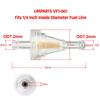 10Pcs/Set 1/4" Inline Clear Gas Fuel Filters Replacement 6mm Small Plastic Universal Motorcycle Gas Petrol Fuel Oil Filter Mini
