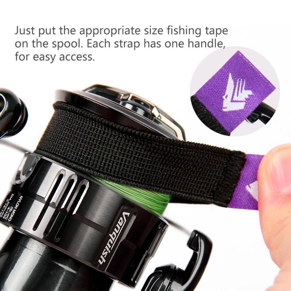 

With Handle Fishing Spool Belt Pole Holder Spinning Protection Belt Fishing Accessories Blue S