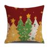 Christmas Pillow Covers 45x45cm Set of 4,Xmas Party Decor Pillow Covers Winter Holiday Cushion Cases Decor for Home Ornament
