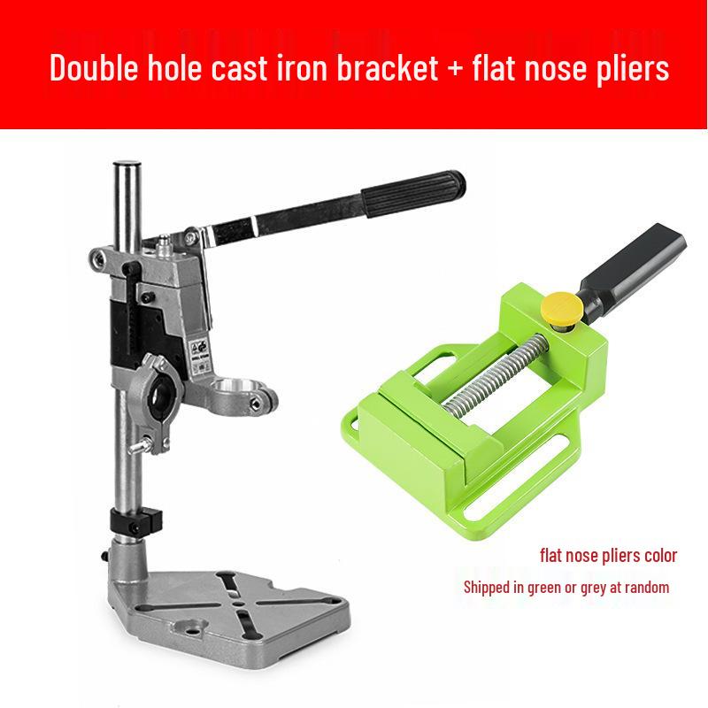 Industrial Grade Bench Drill Stand - High Precision Multifunctional Electric Hand Drill Station for Home Use