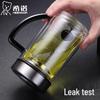 Xinuo Double-Layer Glass Mug with Handle