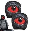 1 Pair Funny Vehicle Front Seat Cover Auto Headrest Cover Soft Interior Decor Halloween Car Decorations for Sedans Trucks Auto