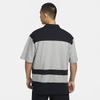 Nike Sportswear Polo Collar Short Sleeve Top Black Grey FQ9582-063