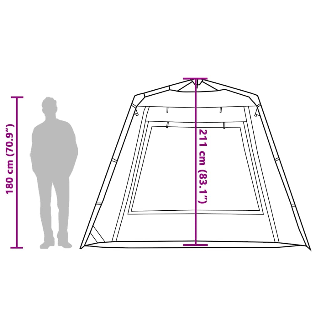Angel Tent for 4 Persons Olive Green Quick Release
