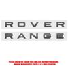 VTL1 Per Range Rover Evoque Sport HSE 1 pz Plastica ABS 3D Emblema Grande per Bagagliaio Auto Lettere Volvo Adesivo Decalcomania per Logo Range Rover