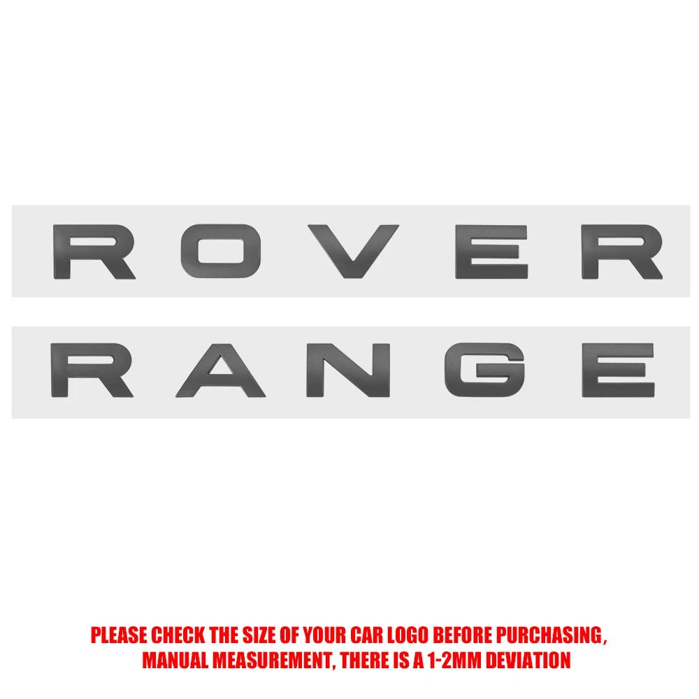 VTL1 Per Range Rover Evoque Sport HSE 1 pz Plastica ABS 3D Emblema Grande per Bagagliaio Auto Lettere Volvo Adesivo Decalcomania per Logo Range Rover