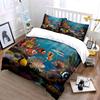 Underwater Marine Life Decor Set Multiple sizes kid's and adults' bedroom Exquisite 3PC bedding set gift