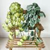 Leaf Watermelon Realistic Plastic Plants For Indoor Outdoor Decoration Gift