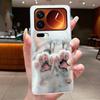 Fashion Night Owl Pattern Phone Case For Xiaomi 17 Pro Xiaomi 17 Pro Max Transparent TPU Soft Cover Shockproof Couple Shell
