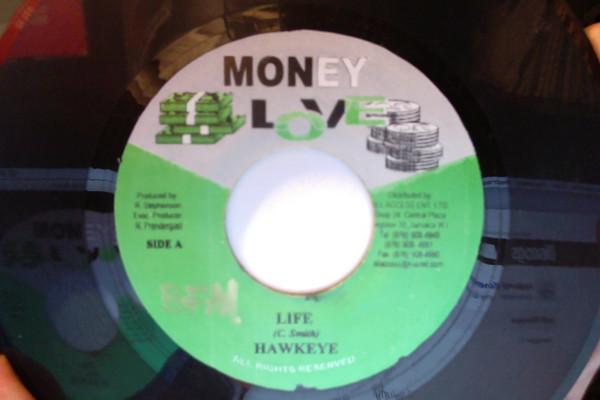 

7inch Record HAWKEYE - Life NONE Money Love Jamaica Reggae, Ska & Dub Used