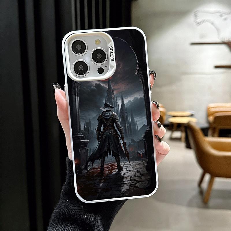 B-Bloodborne Game Soft Phone Case for iPhone 15 16 17 Pro Max 17Air 16E 14 Plus 13 12 Mini Shockproof Cover Back Shell