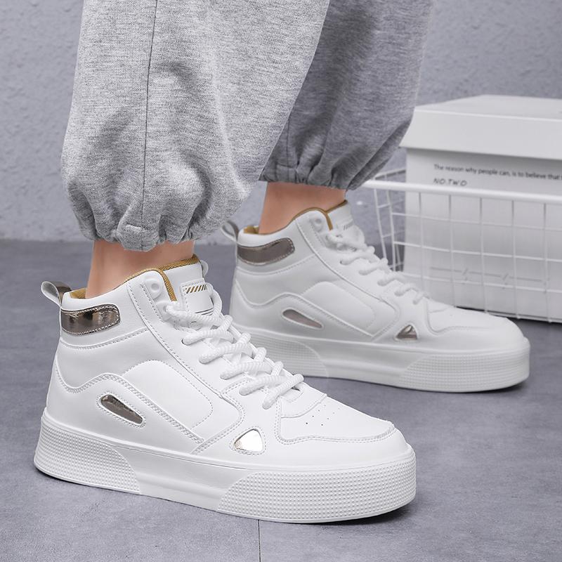 Big Size 47 High Top Shoes Men Casual Sneakers Comfortable Lightweight White Sport Running Shoes Training For Men Tenis Walking Gym Footwear