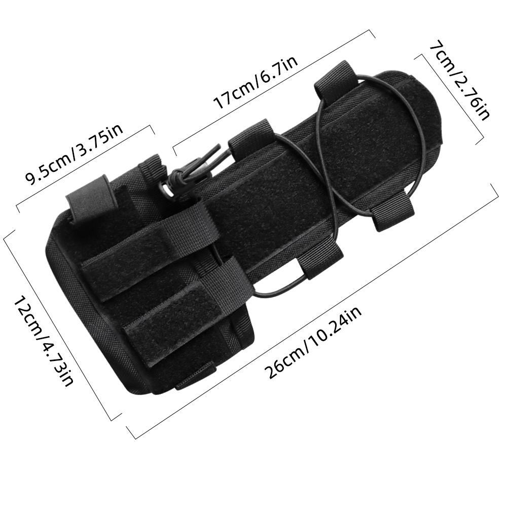 Taktische Helm-Batterietasche Elastische Kordelverstellung MK2 Helm-Batterie-Gegengewichtstasche FAST Airsoft-Helm-Zubehör