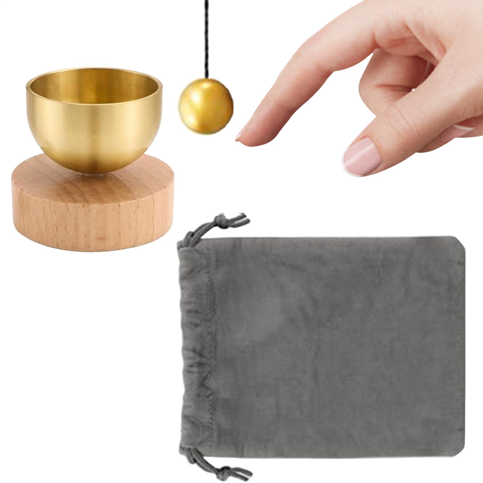 Mini Meditation Bowl Brass Stress Relief Singing Bowl Set Yoga Meditation Sound Bowl Small Singing Bowl Wind Chime Set For Home латунный