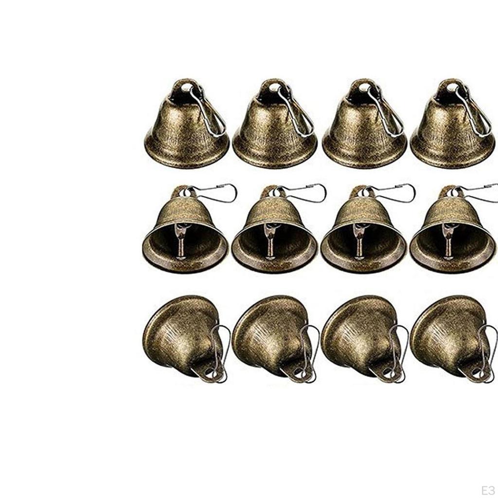 Bronze Small Bells Hanging Craft Bell DIY Pendant Retro Design for Festival Sewing Decoration