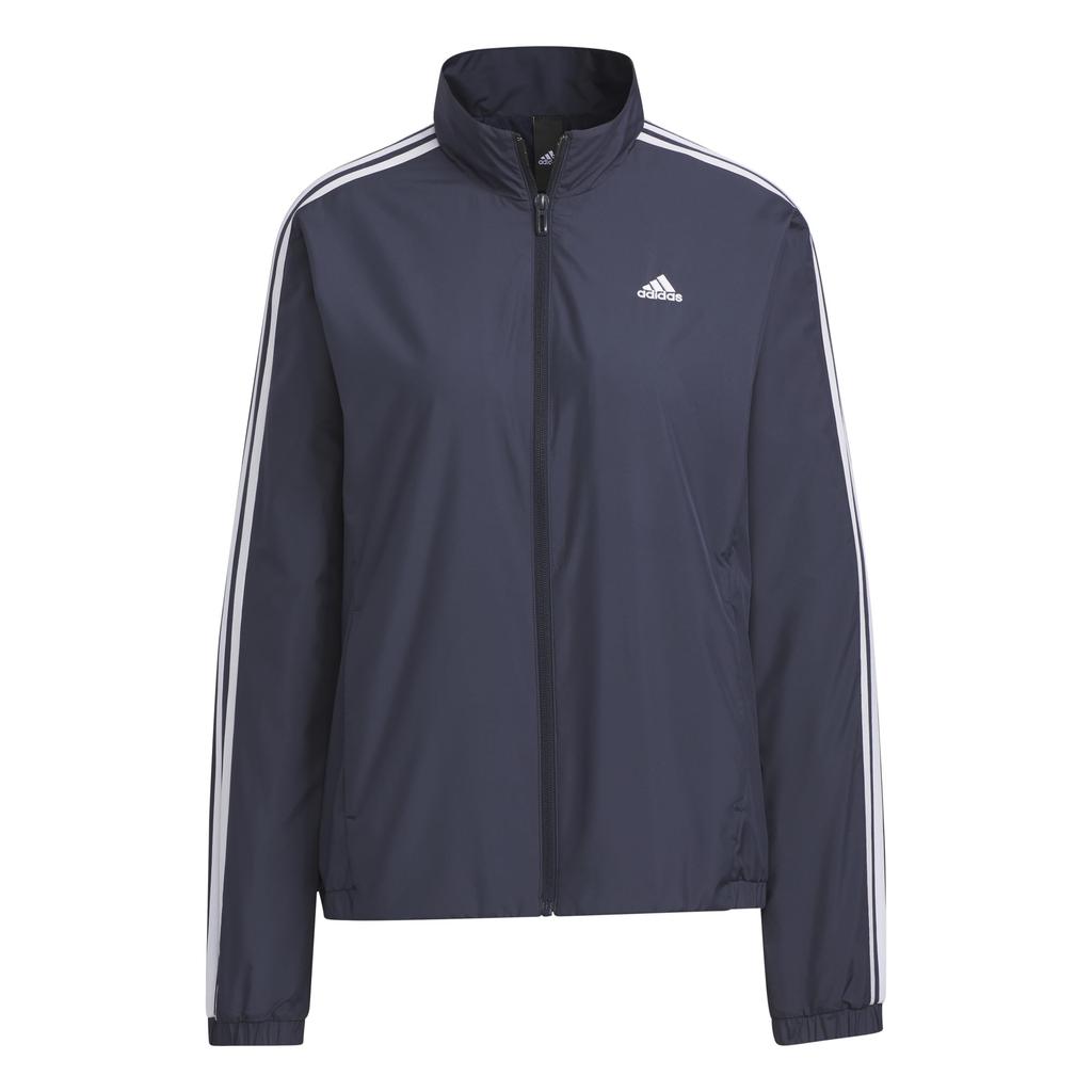 מעיל רוח אדידס שלוש פסים בגזרה רגילה