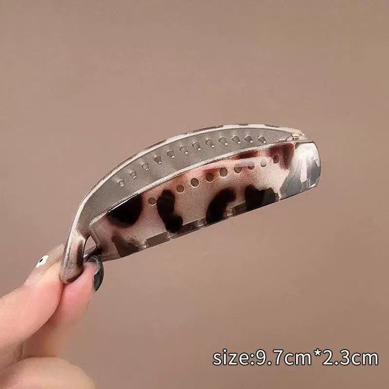 Korean Retro Streamer Banana Clip Ponytail Back Head Clip Hair Volume Hairpin Disc Hair Accessories Headgear Broken Hair