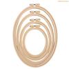 K1AE 4Pcs Oval Embroidery Hoop Spring Clip Adjustable Embroidery Frame Stitching Hoop for Embroidery Stitching Sewing